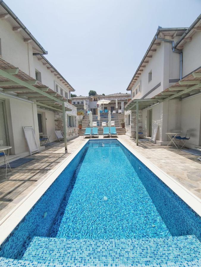 Sea And Sun Luxury Pools' Villas Chorefton Bagian luar foto