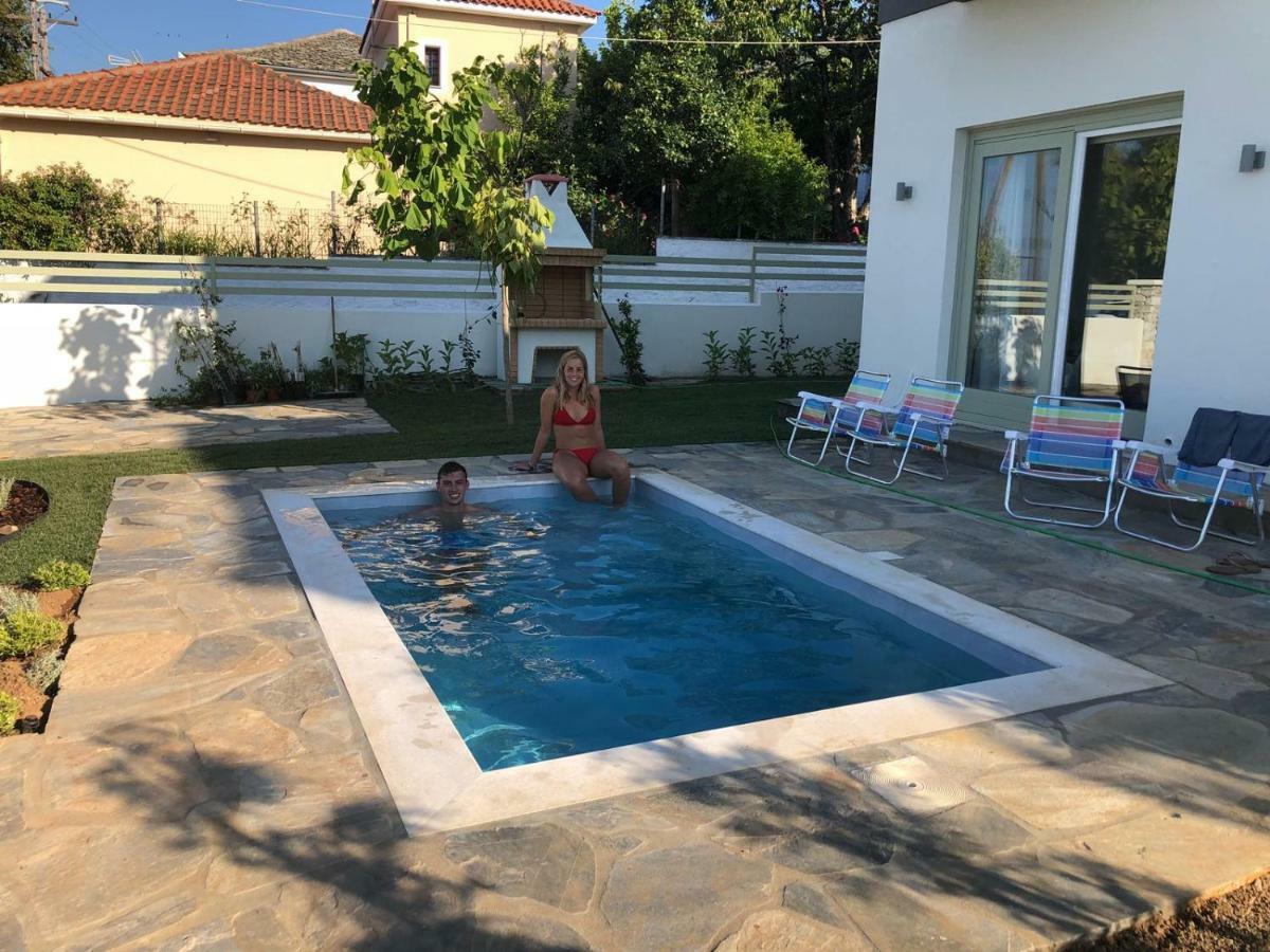 Sea And Sun Luxury Pools' Villas Chorefton Bagian luar foto