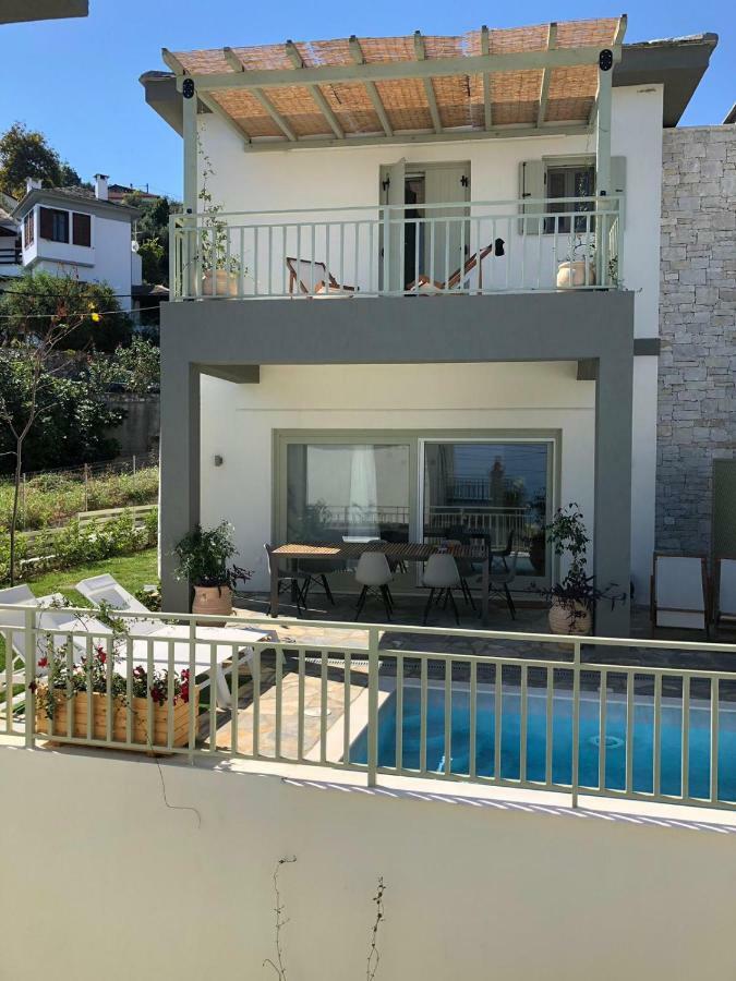 Sea And Sun Luxury Pools' Villas Chorefton Bagian luar foto